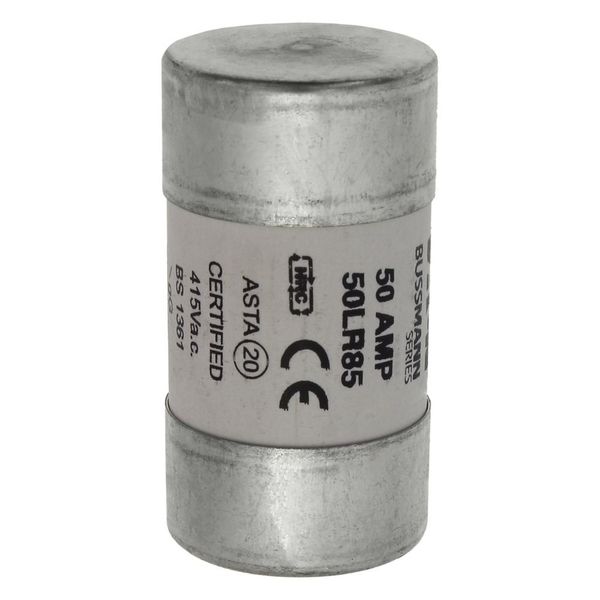 House service fuse-link, low voltage, 50 A, AC 415 V, BS system C type II, 23 x 57 mm, gL/gG, BS image 22