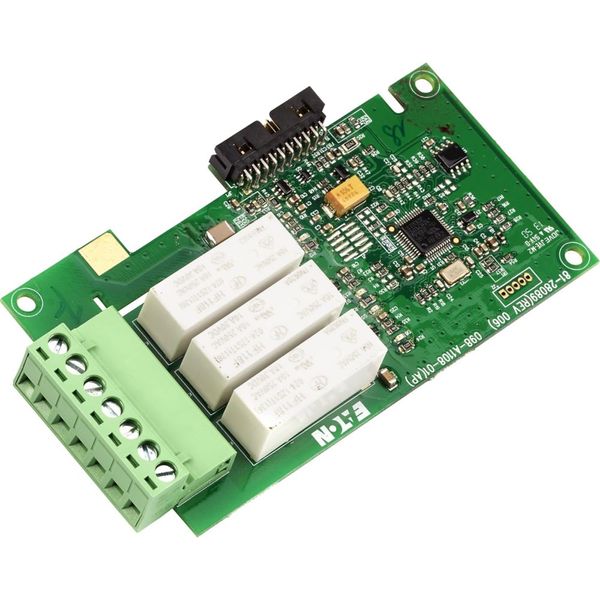 I/O expansion with three dry relay contacts (2 N/O + 1 N/O / N/C) for DG1 variable frequency drives image 2