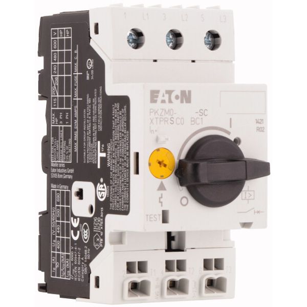 Motor-protective circuit-breaker, 0.06 kW, 0.16 - 0.25 A, Screw terminals on feed side/spring-cage terminals on output side image 4