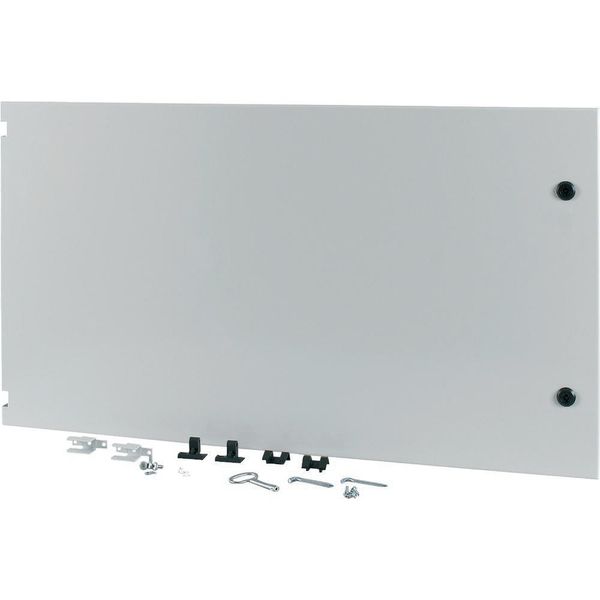 Section wide door, closed, HxW=550x1000mm, IP55, grey image 3