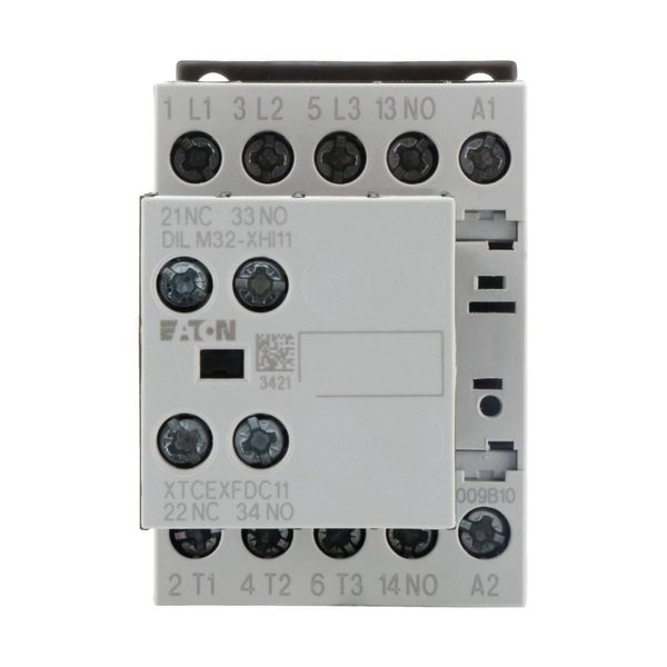 Contactor, 380 V 400 V 4 kW, 2 N/O, 1 NC, 24 V DC, DC operation, Screw terminals image 7