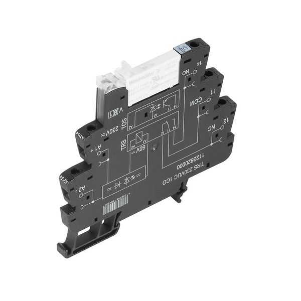 Relay module, 120 V UC ±10 %, Green LED, Rectifier, 1 CO contact (AgNi image 1