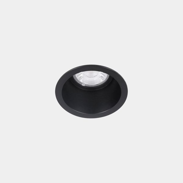 Downlight Lite ø75mm 6.7W LED warm-white 2700K CRI 80 32.2º PHASE CUT Black IN IP20 / OUT IP54 614lm image 1