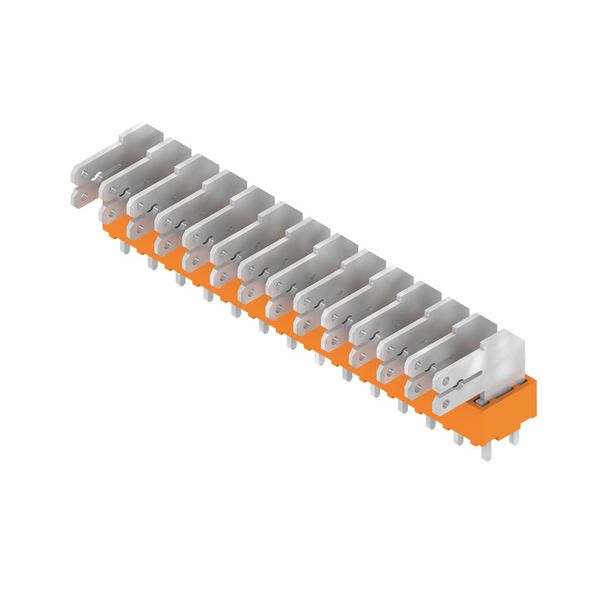 PCB terminal, 5.00 mm, Number of poles: 14, Conductor outlet direction image 4