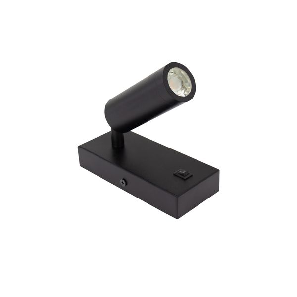 MADARA SLIM MR11 SWITCH SCONCE 230V IP20 38x95 + base140x60x25 BLACK image 6