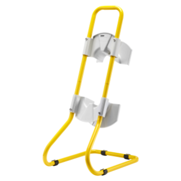 TUBOLAR METAL STAND YELLOW PAINTED - FOR Q-DIN 10M image 1