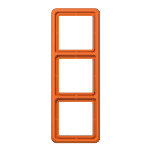 3-gang frame, orange CD583O image 1