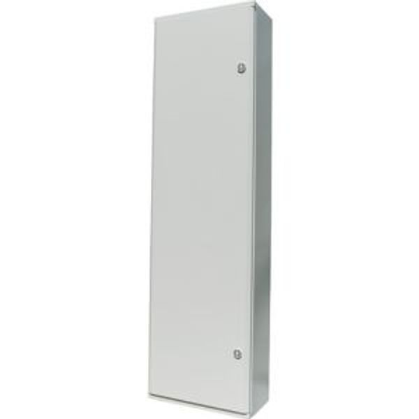 White floor standing distribution board with three-point turn-lock, W = 400 mm, H = 2060 mm, D = 300 mm image 2