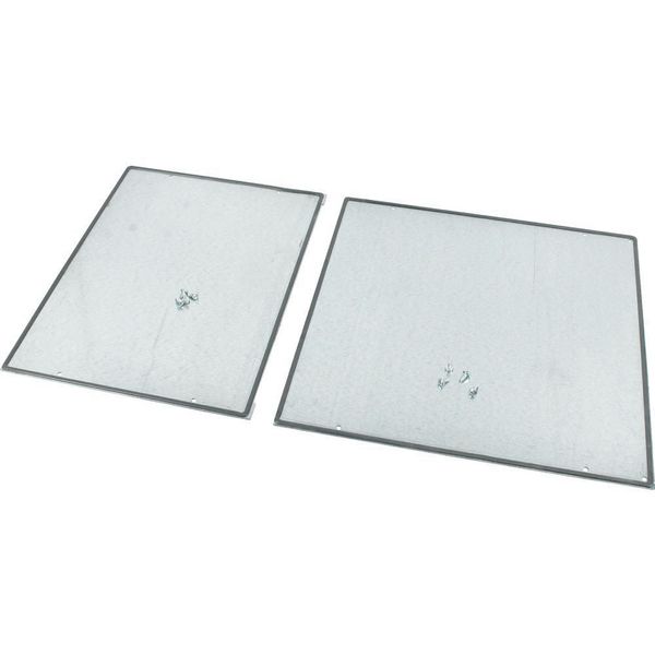 Bottom plate, galvanized, for WxD=1000x800mm, divided 6/4 image 3