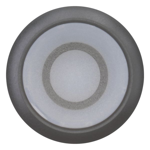 Illuminated pushbutton actuator, RMQ-Titan, Flush, maintained, White, inscribed 0, Bezel: black image 12