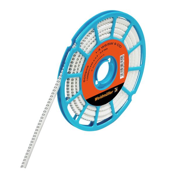 Cable coding system, 2.5 - 5 mm, 4.2 mm, Printed characters: Upper-cas image 1