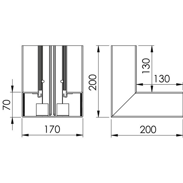 GK-I70170CW Internal corner  70x170mm image 2