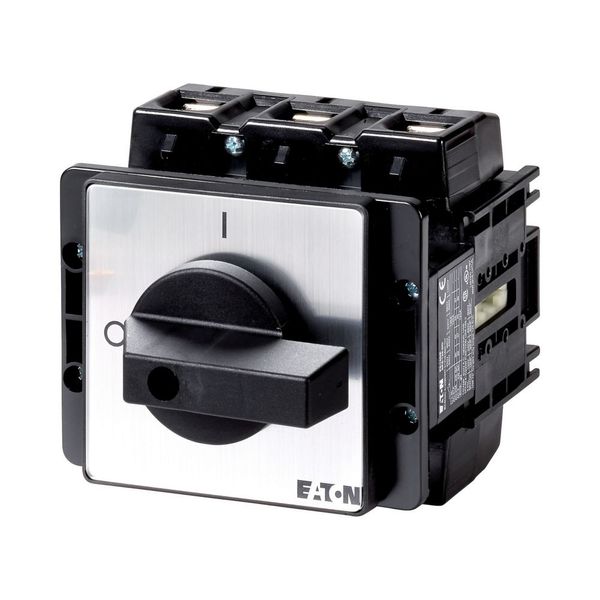 On-Off switch, P5, 315 A, flush mounting, 3 pole, with black thumb grip and front plate image 6