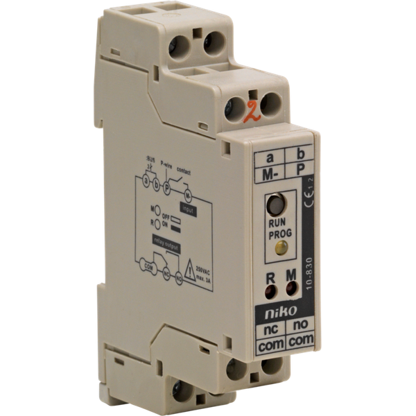 Niko Access Control - universal external relay for DIN-rail mounting image 3