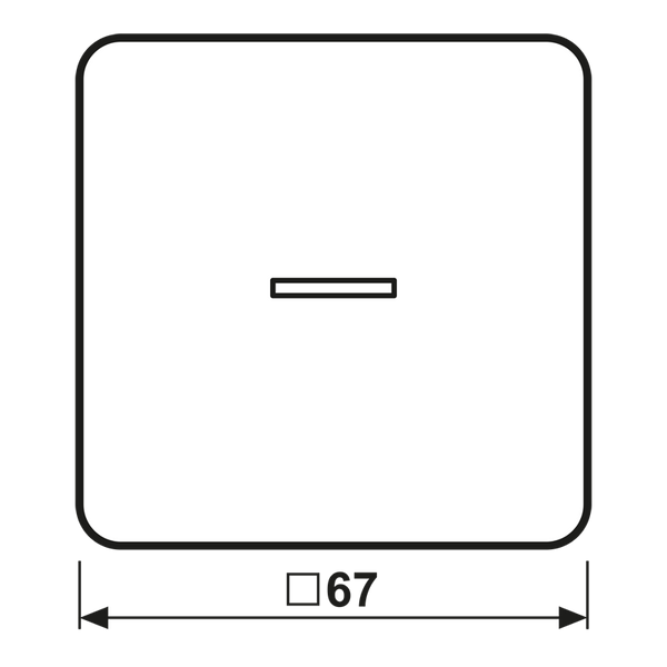 ENet push-button standard 1-gang FMCD1700 image 3