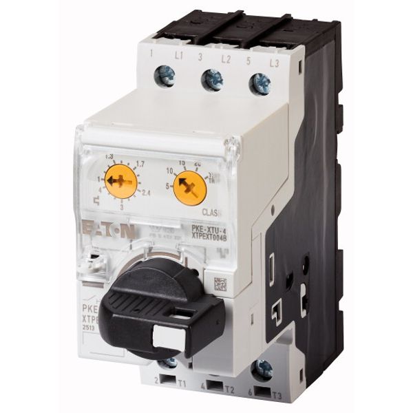 Motor-protective circuit-breaker, Complete device with AK lockable rotary handle, Electronic, 1 - 4 A, With overload release image 1