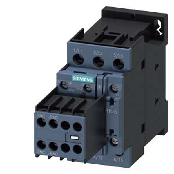 power contactor, AC-3e/AC-3, 9 A, 4... image 1