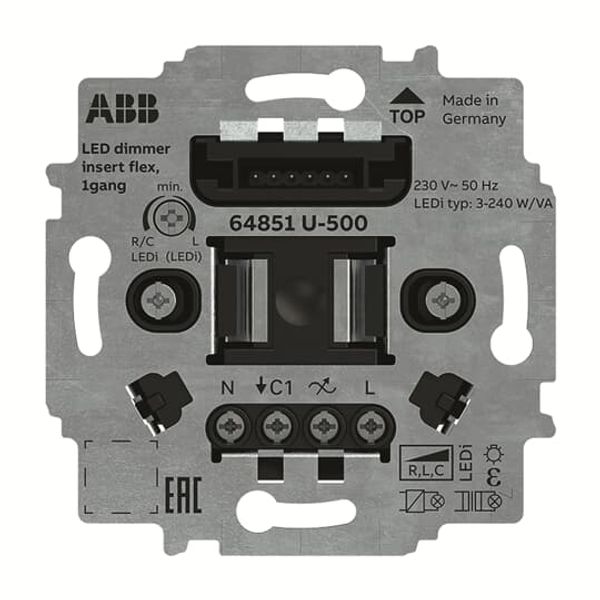 64851 U-500 Dimmer insert Push button 1 gang(s) 230 V image 5