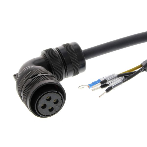 Servo motor power cable, 15 m, w/o brake, 900 W-1.5 kW image 1