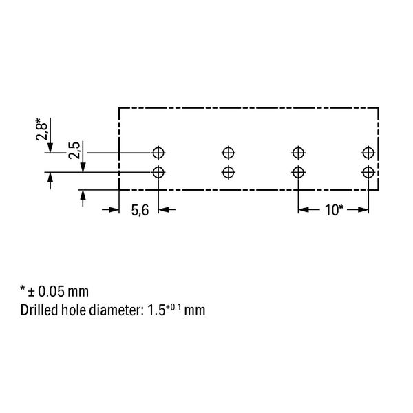 Socket for PCBs straight 4-pole gray image 4