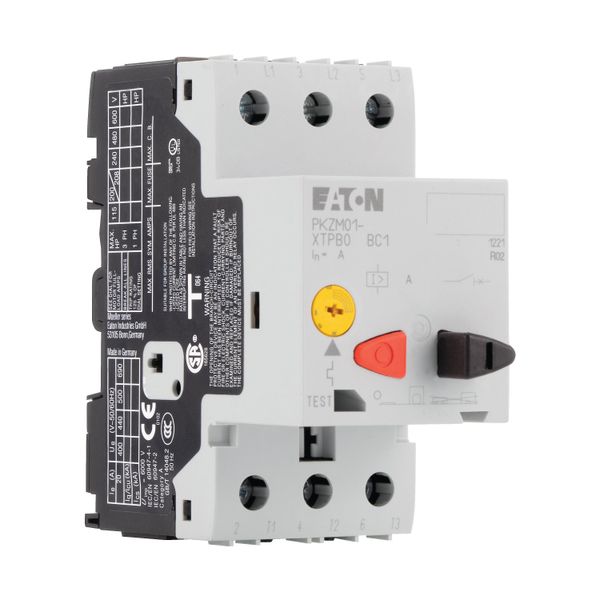 Motor-protective circuit-breaker, 660 V 690 V: 0.06 kW, Ir= 0.1 - 0.16 A, IP20 image 16