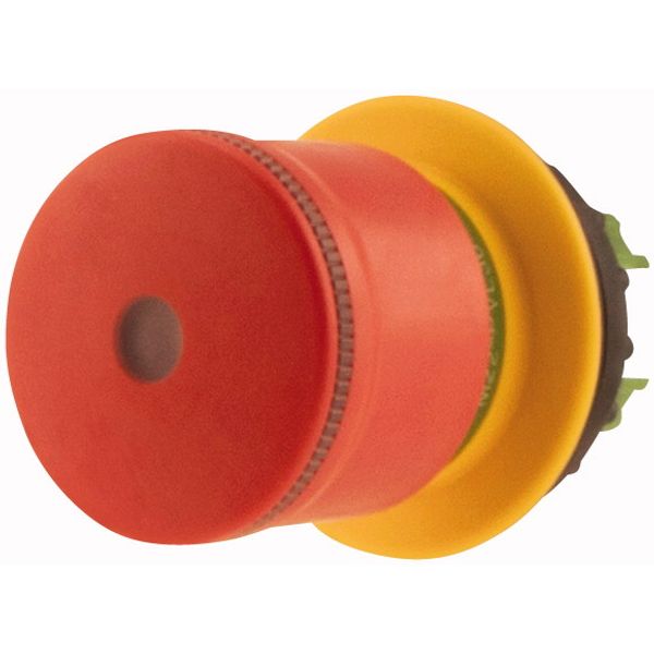 Emergency stop/emergency switching off pushbutton, RMQ-Titan, Mushroom-shaped, 30 mm, Illuminated with LED element, Pull-to-release function, Red, yel image 3