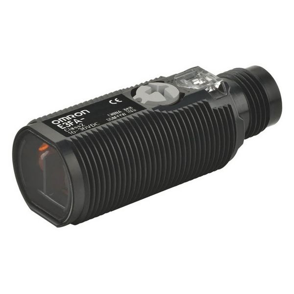 Photoelectric sensor, M18 threaded barrel, plastic, red LED, diffuse, image 3