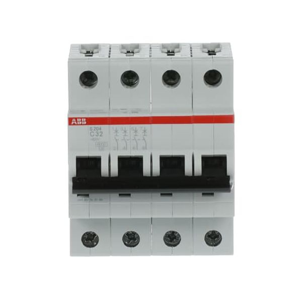 S204-C32 Miniature Circuit Breaker - 4P - C - 32 A image 8