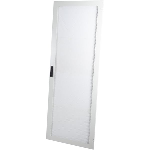 Metal door perforated 80% for S-RACK 32U, W=800, RAL7035 image 1