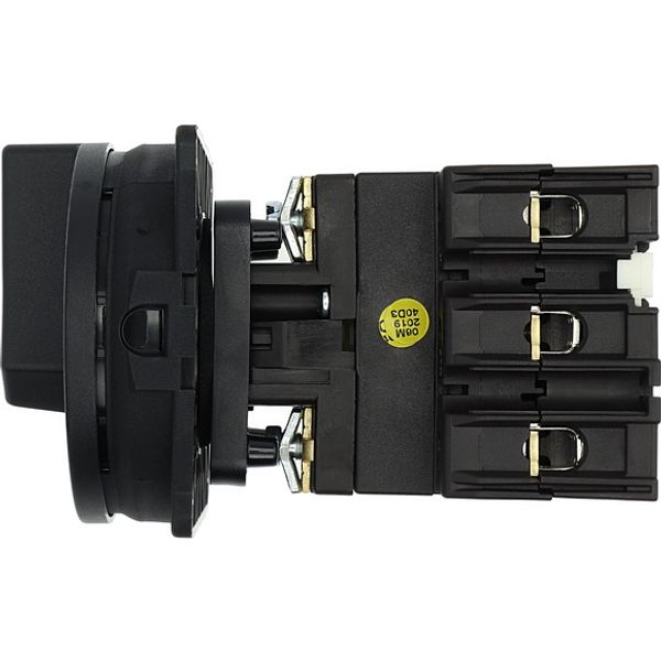 Main switch, P3, 100 A, rear mounting, 3 pole, STOP function, With black rotary handle and locking ring, Lockable in the 0 (Off) position image 3