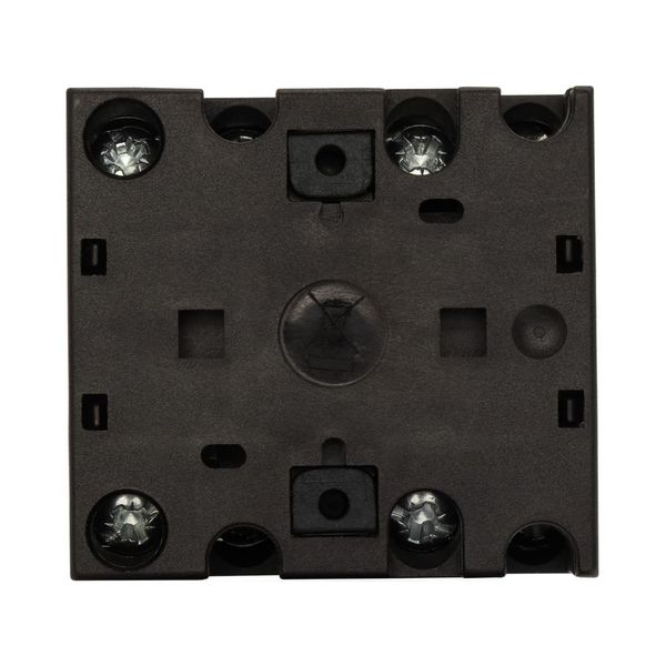 On-Off switch, T0, 20 A, flush mounting, 2 contact unit(s), 3 pole, with black thumb grip and front plate image 25