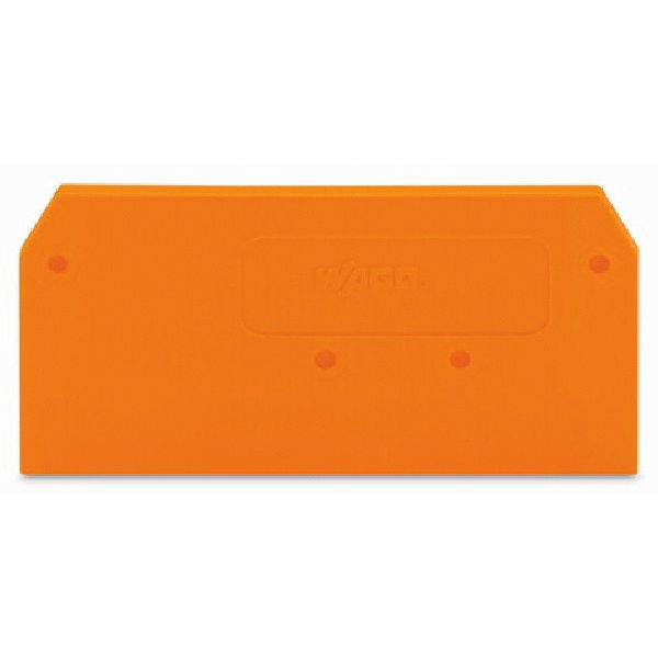 End and intermediate plate 2 mm thick orange image 3