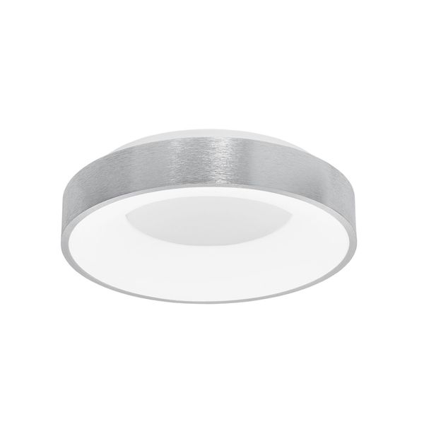 Triac Dimmable Brushed Silver Aluminium   & Acrylic  LED 30 Watt 230 Volt  1845Lm 3000K IP20  D: 38 H: 9 cm image 1