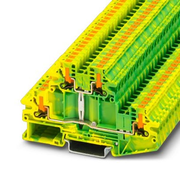 PTTBV 4-PE - Protective conductor double-level terminal block image 3