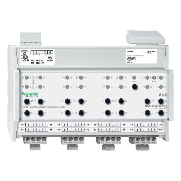 KNX bl.sw.act.REG-K/8x/16 /10 w.man.mode image 1