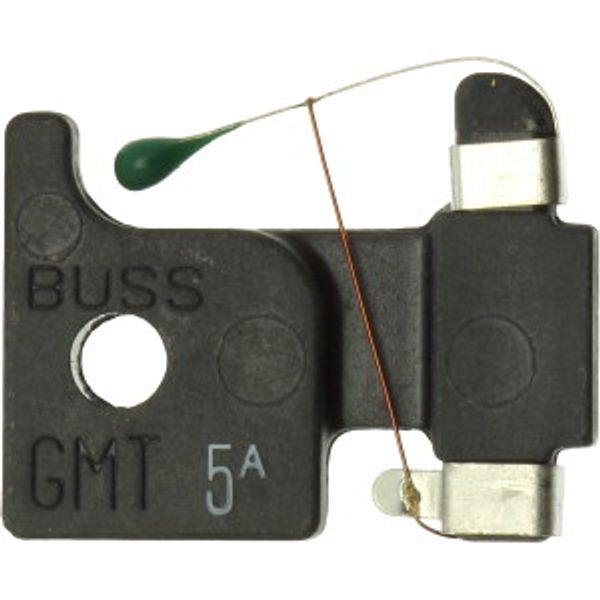 Eaton Bussmann series GMT telecommunication fuse, Color code green, 125 Vac, 60 Vdc, 5A, Non Indicating, Fast-acting, Tin-plated beryllium copper terminal image 8