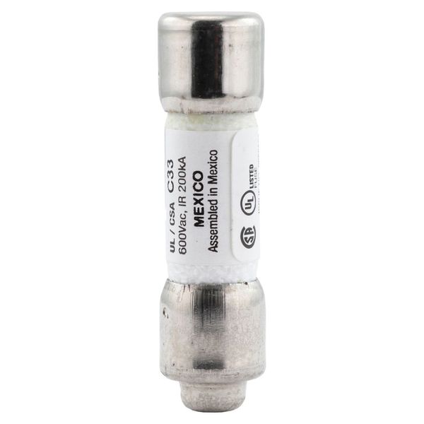 Fuse-link, LV, 3.5 A, AC 600 V, 10 x 38 mm, 13⁄32 x 1-1⁄2 inch, CC, UL, time-delay, rejection-type image 7