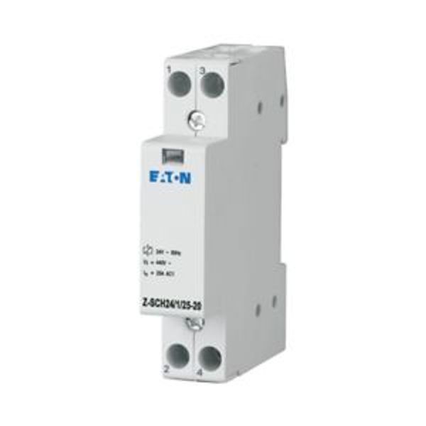 Installation contactor, 24VAC/50Hz, 2N/O, 25A image 4