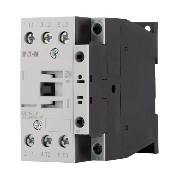 Contactor, 3 pole, 380 V 400 V 11 kW, 1 NC, 415 V 50 Hz, 480 V 60 Hz, AC operation, Screw terminals image 5