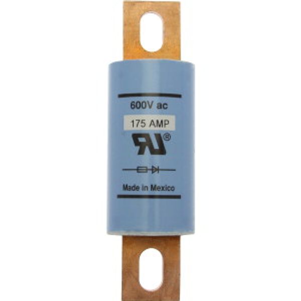 Eaton Bussmann series Tron KAC high speed fuse, 10A, 200 kAIC, Non Indicating, High speed fuse, Blade end X blade end, Stud image 23