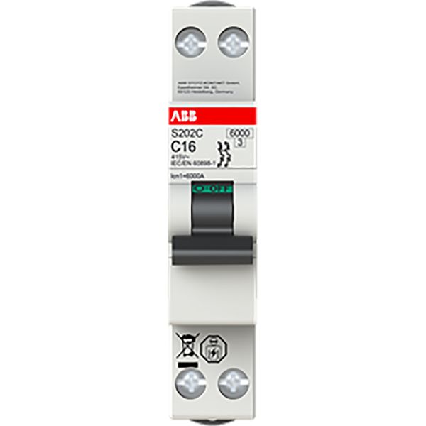 S202TC-B10 Miniature circuit breaker - 2P - B - 10 A image 2