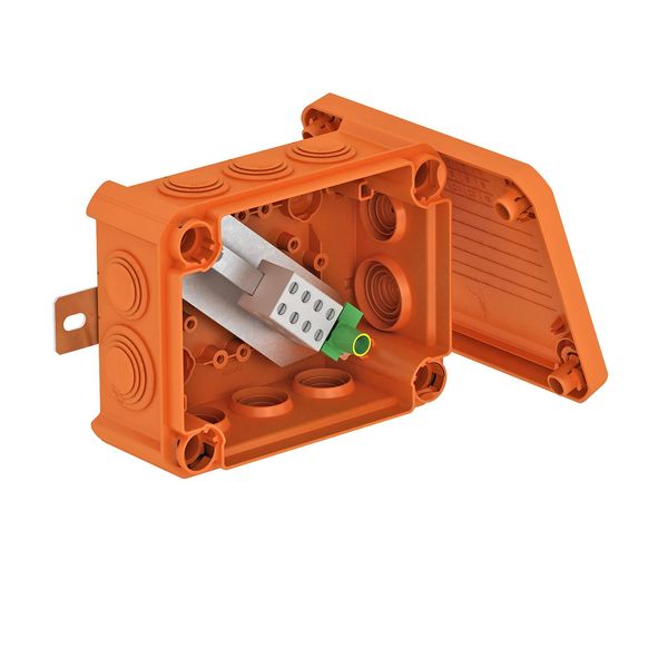 T 100 ED 6-5 A 7205540 Junction box for function maintenance, 150x116x67, Pastel orange, 2003.. image 1