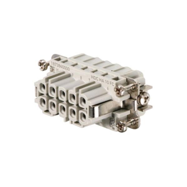 Contact insert (industry plug-in connectors), Female, 250 V, 16 A, Num image 1