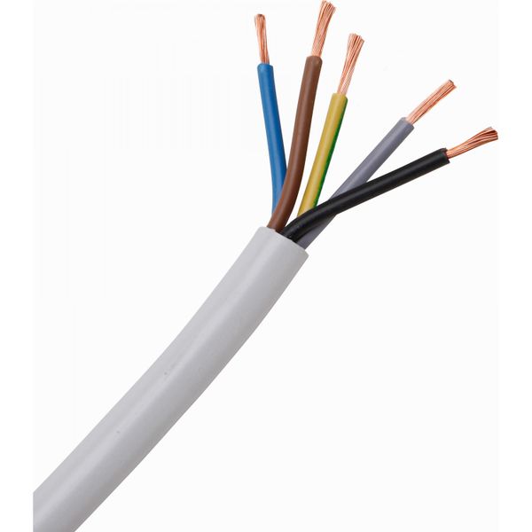 cable H05VV-F 5G2,5 white coil image 1