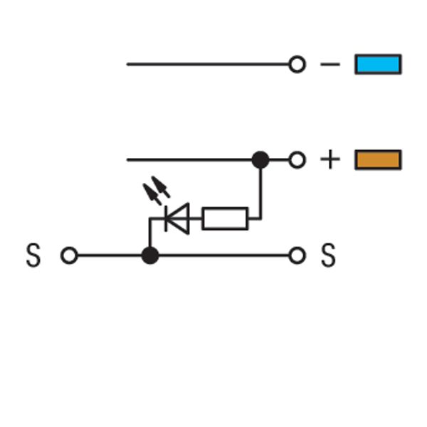 3-conductor sensor terminal block LED (red) for NPN-(low-side) switchi image 4