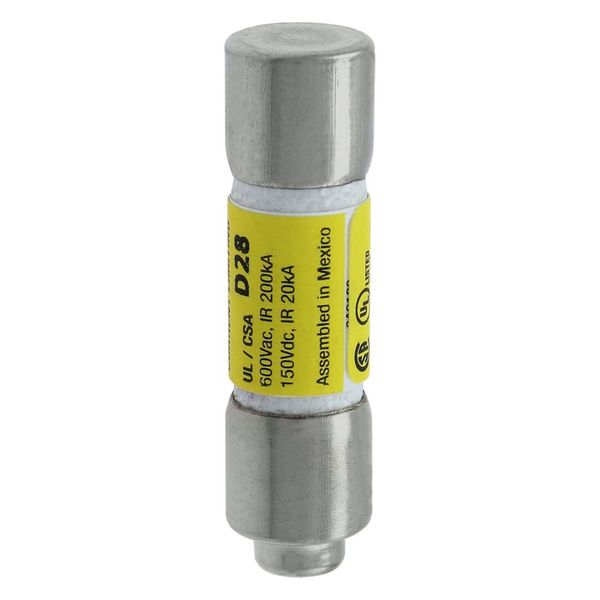Fuse-link, LV, 6.25 A, AC 600 V, 10 x 38 mm, CC, UL, time-delay, rejection-type image 15