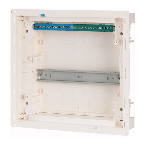 Hollow wall compact distribution board, 1-rows, flush sheet steel door image 9