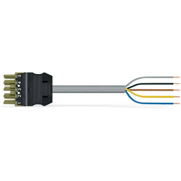 pre-assembled connecting cable Cca Socket/open-ended light green image 4