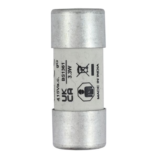 House service fuse-link, low voltage, 10 A, AC 415 V, BS system C type II, 23 x 57 mm, gL/gG, BS image 31