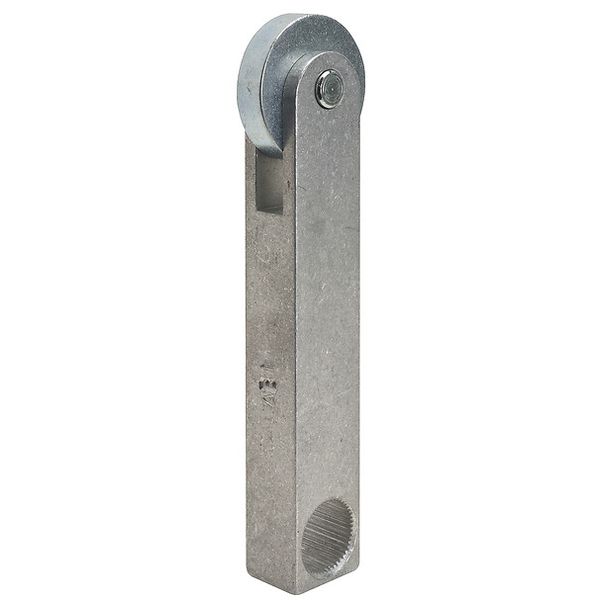 L100/300 limit switch lever - aluminum - fixed length - center steel roller image 1